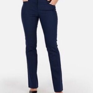 Express Women's Dark Blue Straight Leg Pants